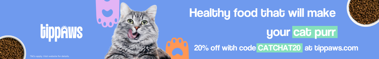 Tippaws Cat Food banner