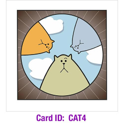 Greetings Card + envelope (blank inside)
