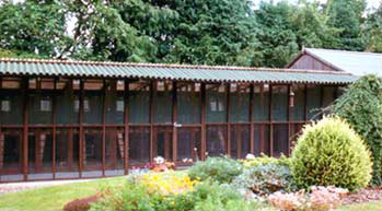 Cattery block at registered boarding cattery.