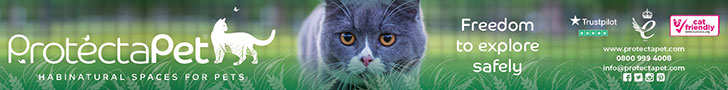 protectapet garden fencing and catios Protectapet cat fencing banner.