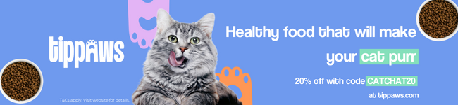 Tippaws healthy cat food Tippaws healthy cat food banner.